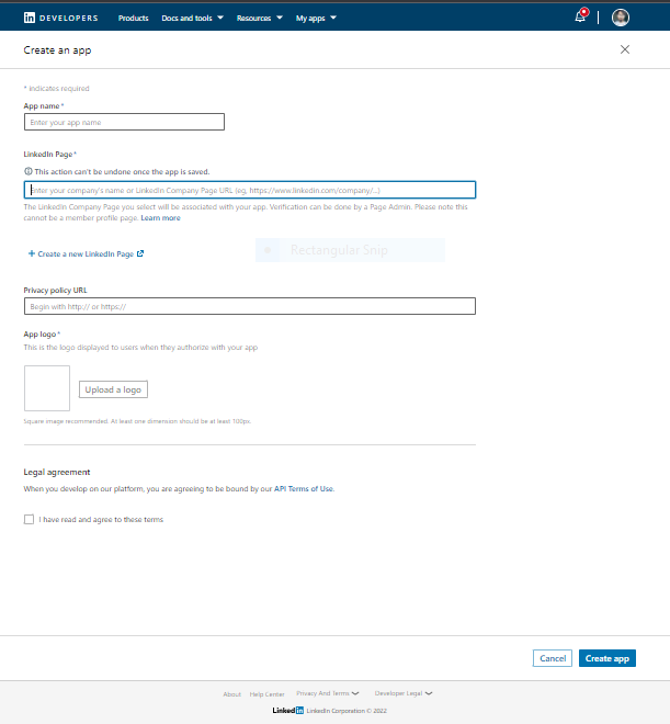 linkedin-integration-with-apex-salesforce-using-named-credentials-create-app-techdicer