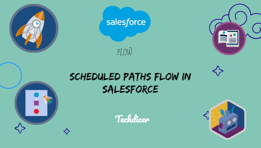 Scheduled Paths Flow In Salesforce - Techdicer