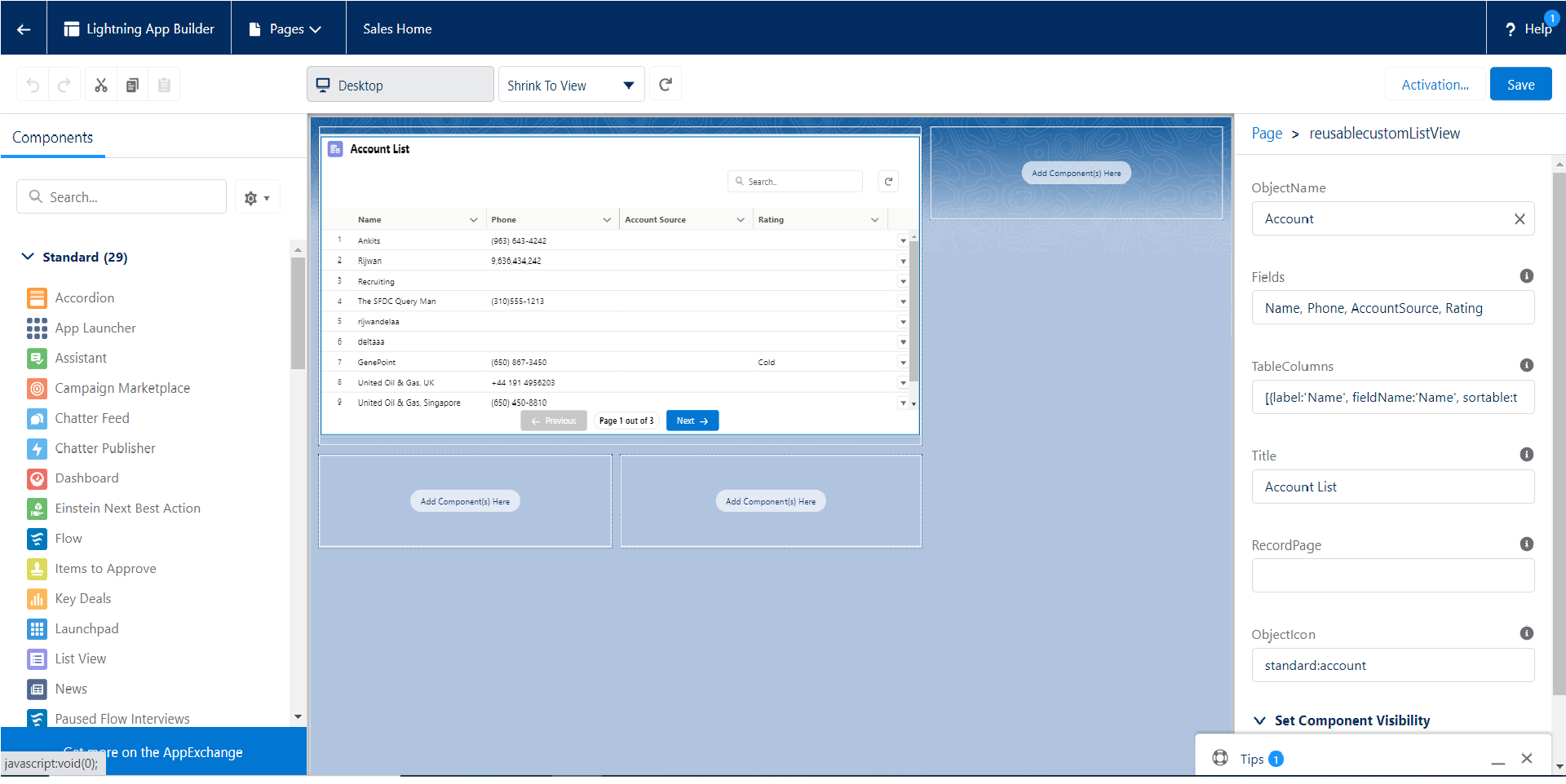 How to create Reusable Datatable in Lightning Web Component(LWC ...