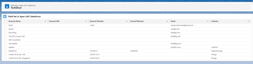 field-set-in-apex-lwc-salesforce-output-techdicer