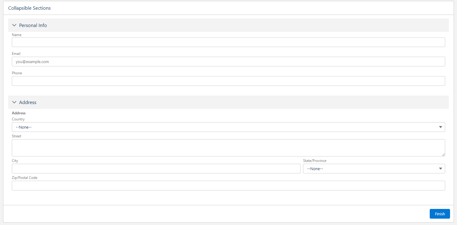 Expandable/Collapsible Sections in Lightning Screen Flow - Techdicer