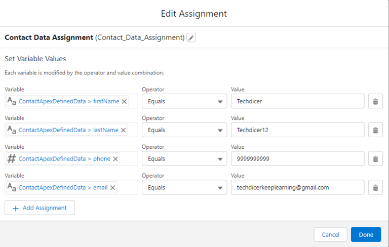 Apex defined variable in Salesforce Flow - Techdicer